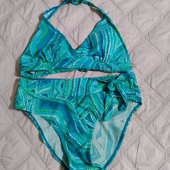 Women's Cristina 3 piece bikini set with cover up - Picture 1 of 4